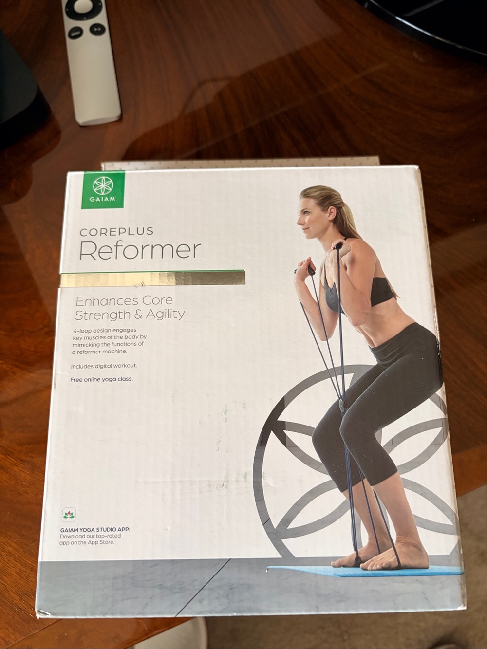 GAIAM  core reformer Pilates band kit Blue Resistance Cords